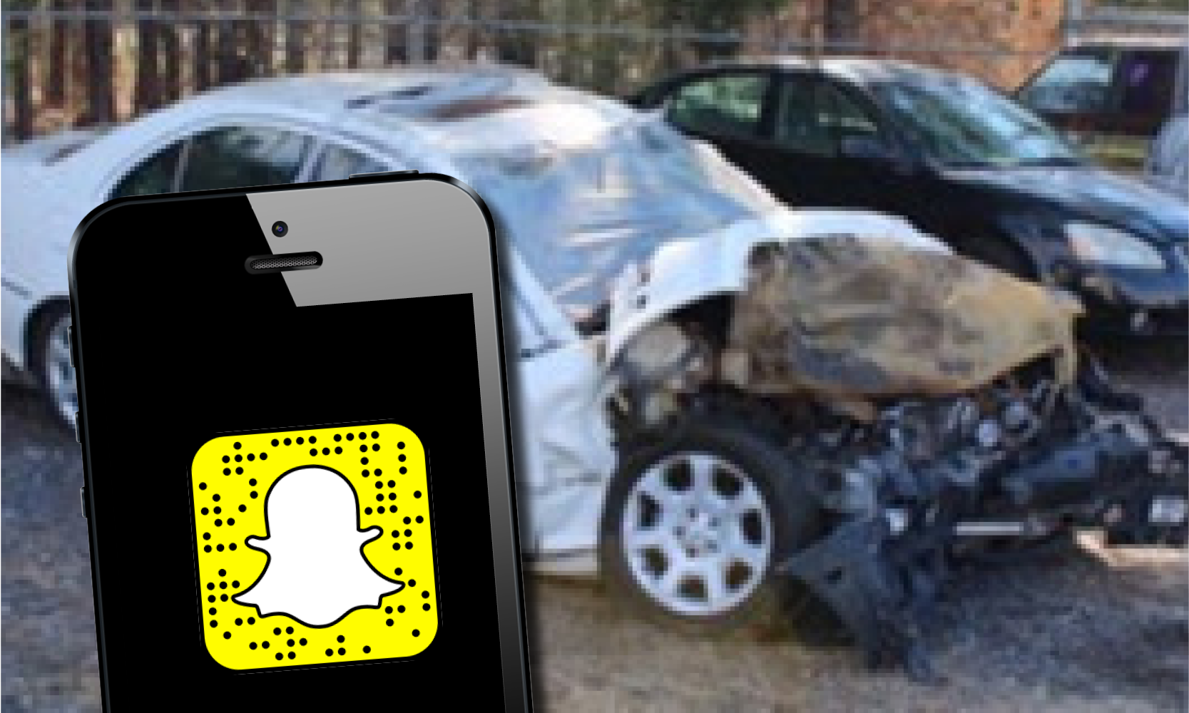 En bil dras bort från en krasch. (AI text)