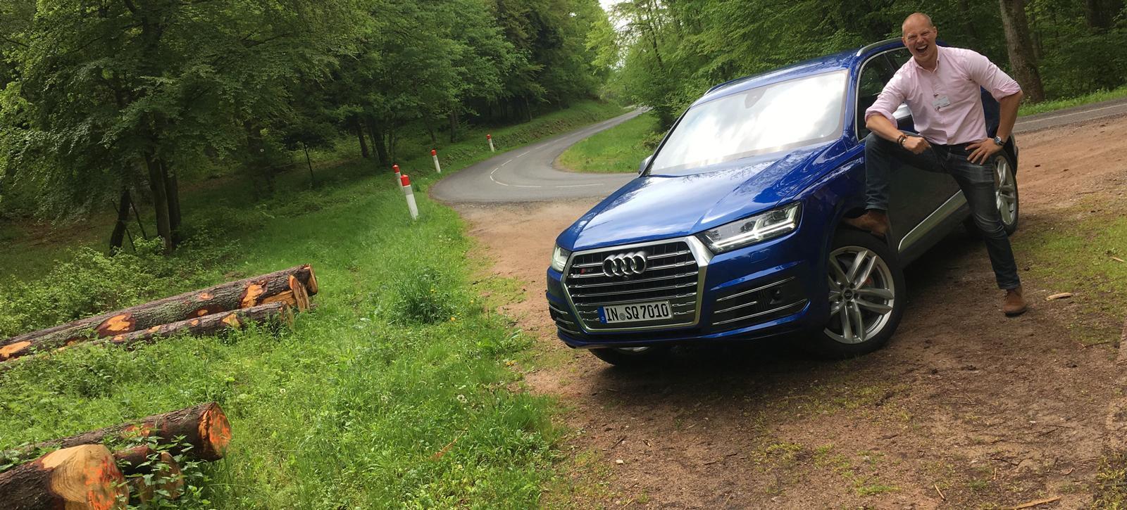 "Audi SQ7 är extremt avancerad. Ett riktigt teknikvidunder", säger Erik Trulsson.