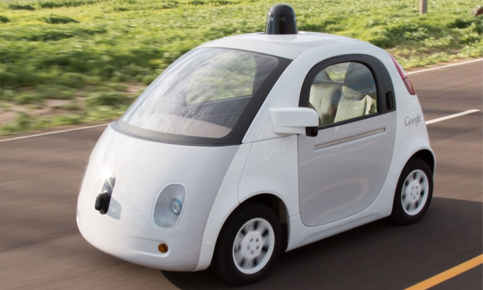 Google självkörande bil (AI text)