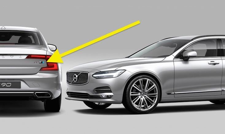 Volvo S90 är en nybil som testas. (AI text)