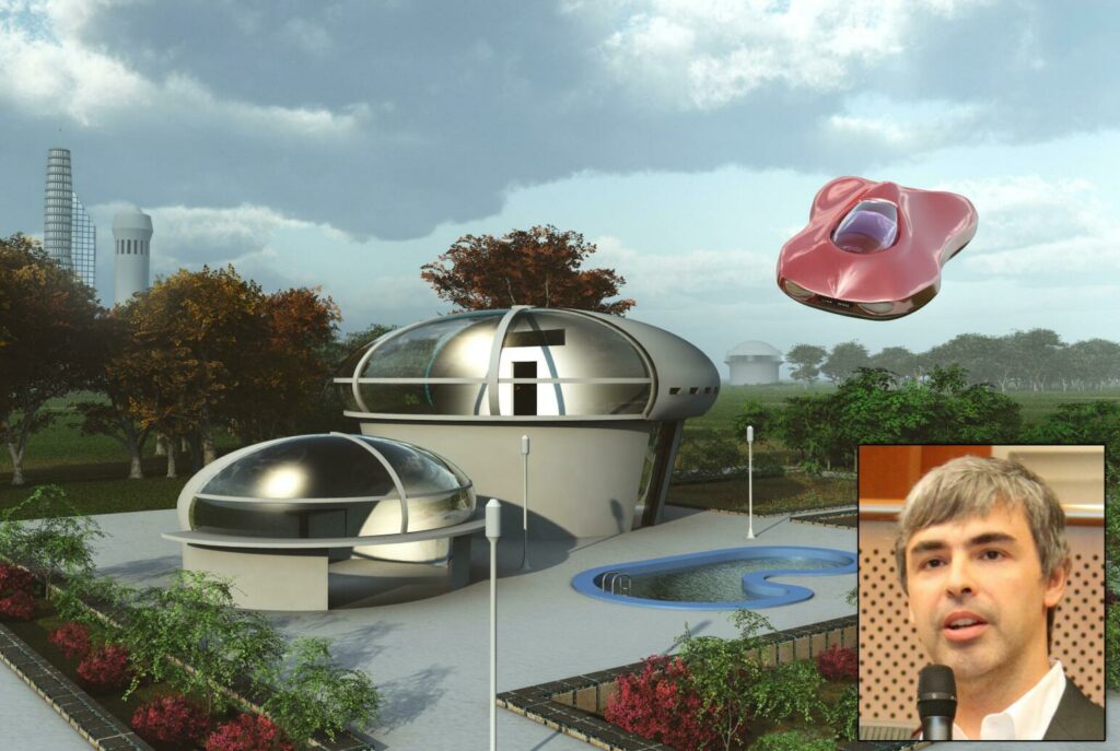 Larry Page lär hålla på med två olika projekt inom segmentet "flygande bilar". Foto: estt/iStockPhoto