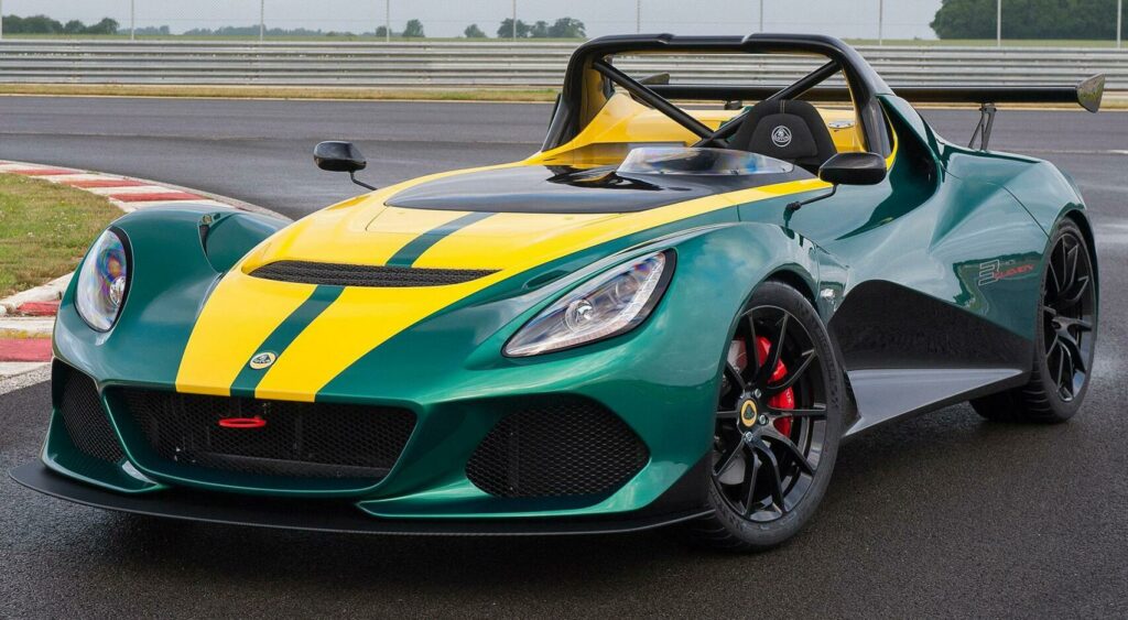 Lotus 3-Eleven i british racing green. FOTO: Lotus Cars