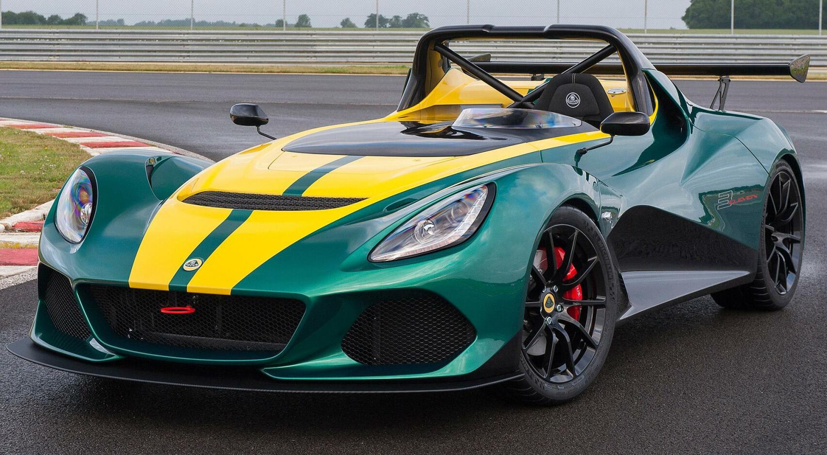Lotus 3-Eleven i british racing green. FOTO: Lotus Cars