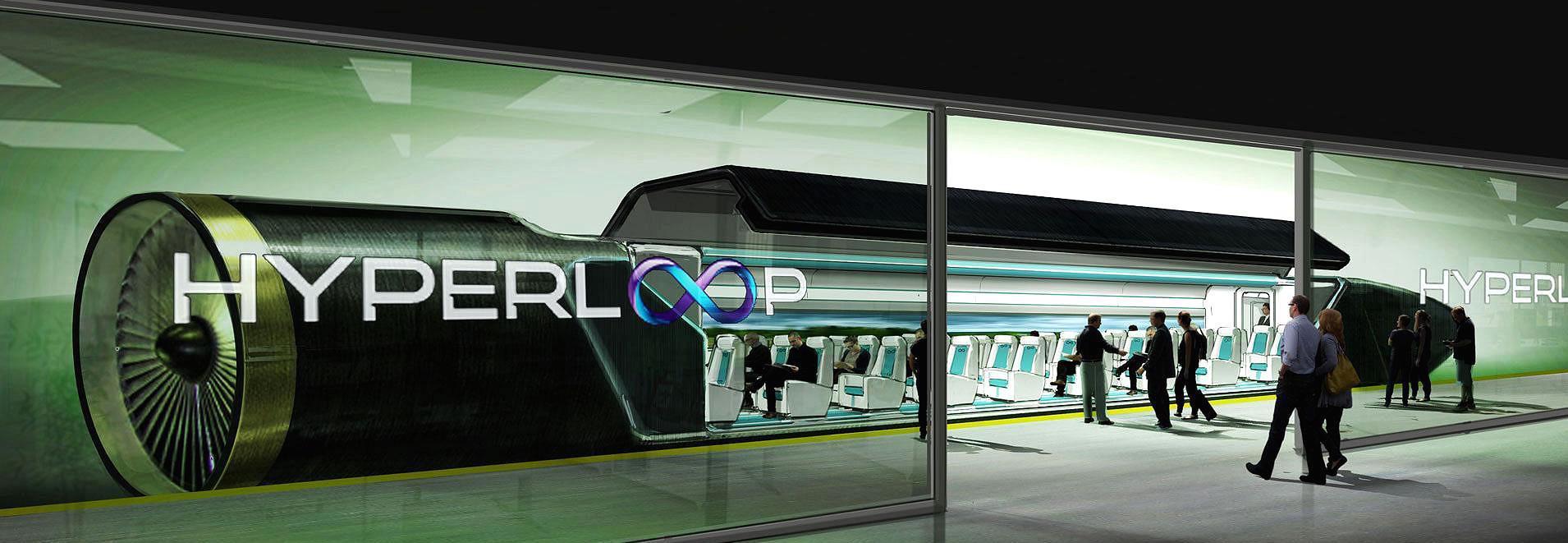 En framtida hyperloop (AI text)