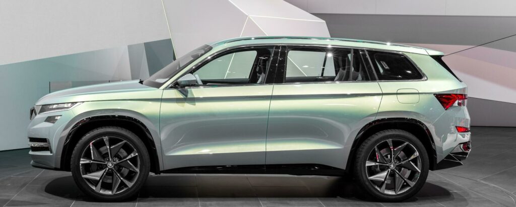 Konceptet Vision S visades upp på Genèvesalongen i våras. När bilen blir verklighet kommer den att heta Kodiaq och kommer som laddhybrid.