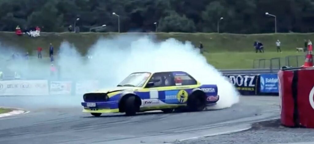 Adam som 12-årigt drifting-underbarn. FOTO: YouTube