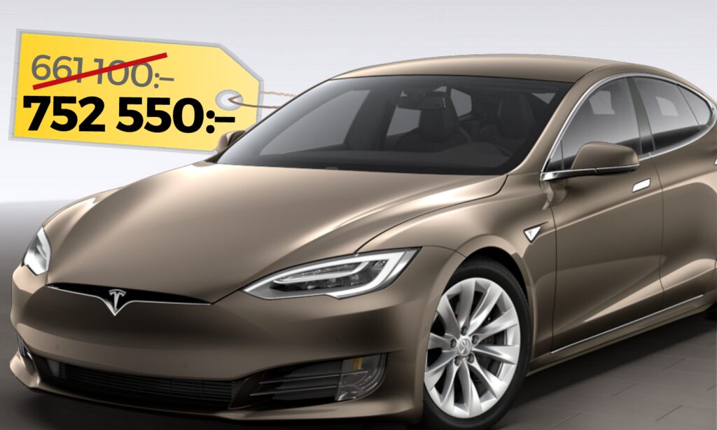 Tesla Model S till salu (AI text)