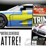 En tidningstäckt med en bil och en person (AI text)