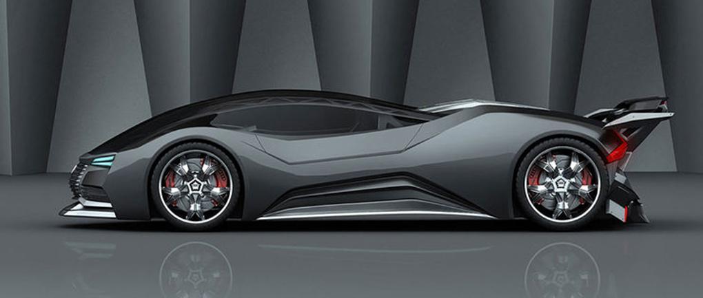 Audi Mesarthim F-tron Concept kallar den ryske designern Grigory Gorin sin sportvagnsstudie. FOTO: Grigory Gorin