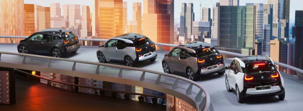 BMW i3 - här vid premiären på IAA i Frankfurt 2013 - är mest populär bland elbilar i Tyskland.