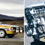 Bilar med gula och röda motorer. (AI text)