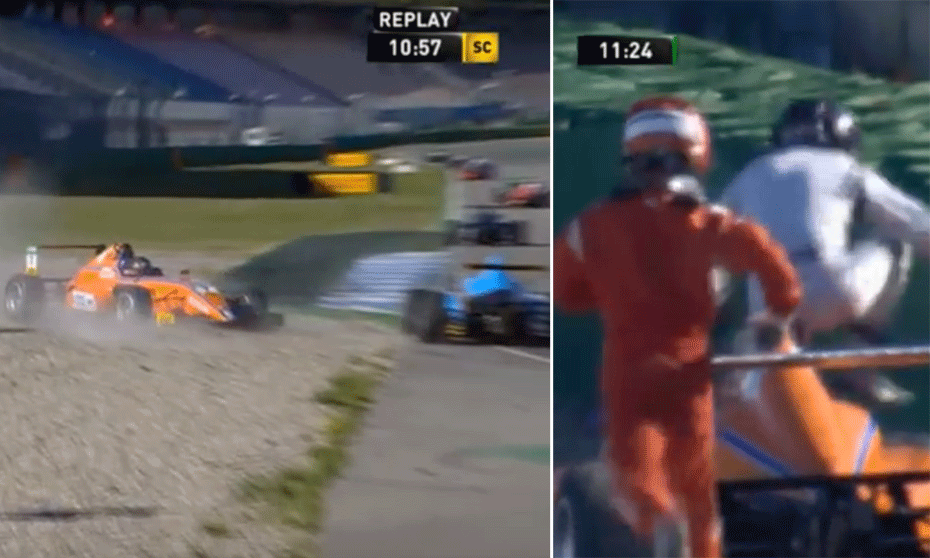 Person kraschar sin McLaren. (AI text)