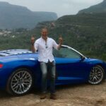 Audi R8 LMS Roadster i bergsområdet (AI text)