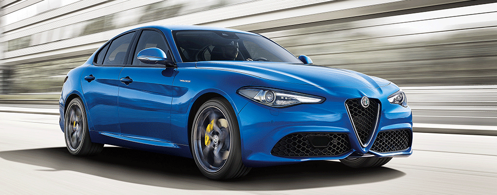 2019 Alfa Romeo Giuseppe på vägen (AI text)