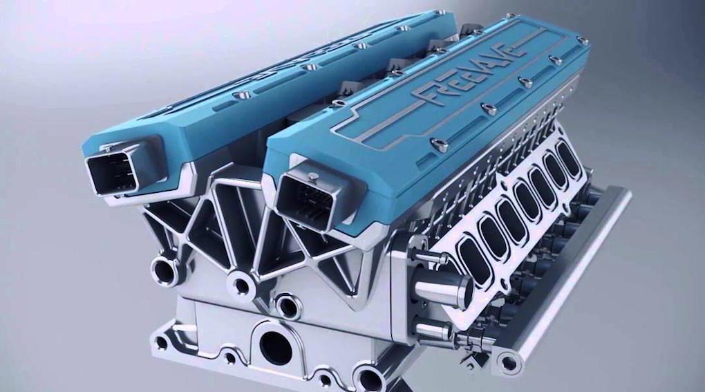 Utan kamaxlar blir topplocket och hela motorn lägre. Man sparar även en del vikt med en mera kompakt motor.