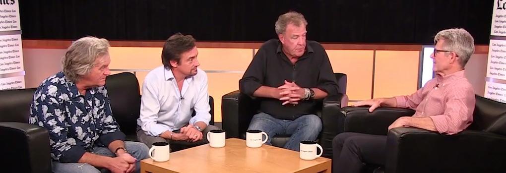 James May, Richard Hammond Jeremy och Clarkson berättar om The Grand Tour.