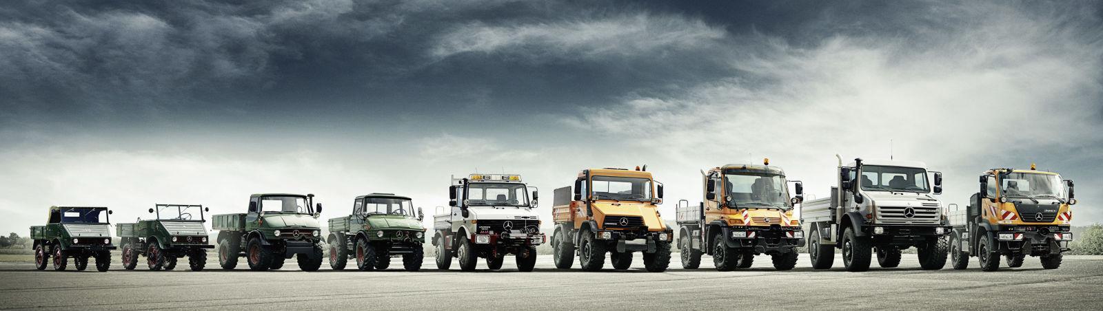 Unimog har växt en del genom åren, men den är fortfarande sitt grundkoncept trogen. FOTO: Mercedes-Benz