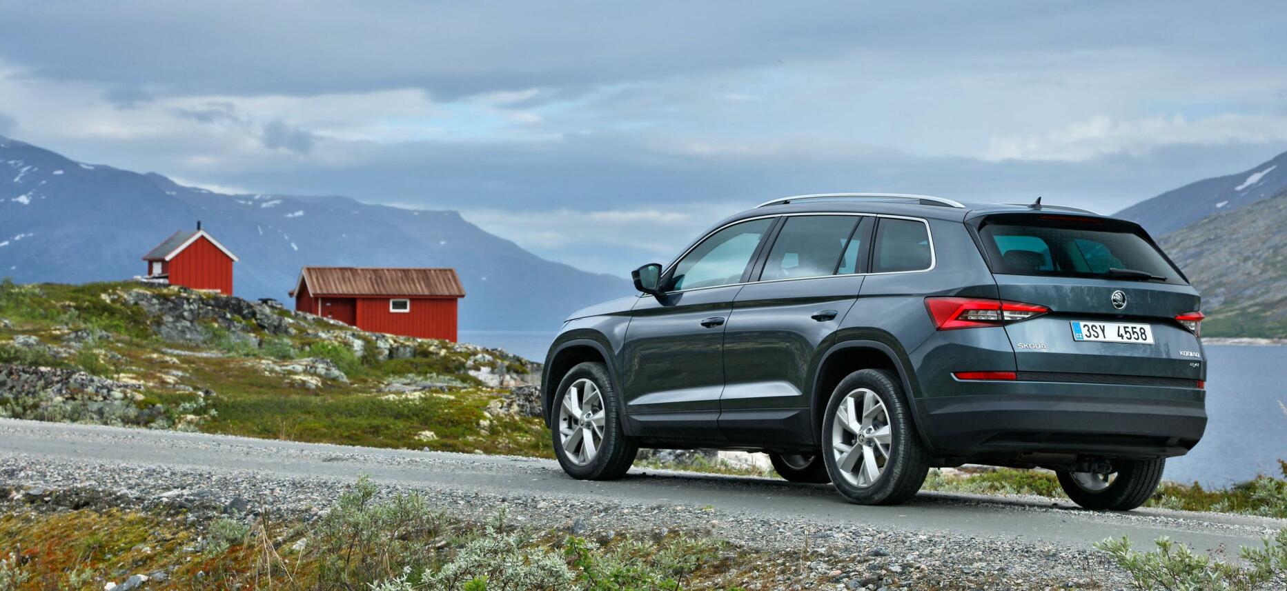 Skoda Kodiaq är något större än Volvo XC60 – och erbjuds även som sjusitsig.