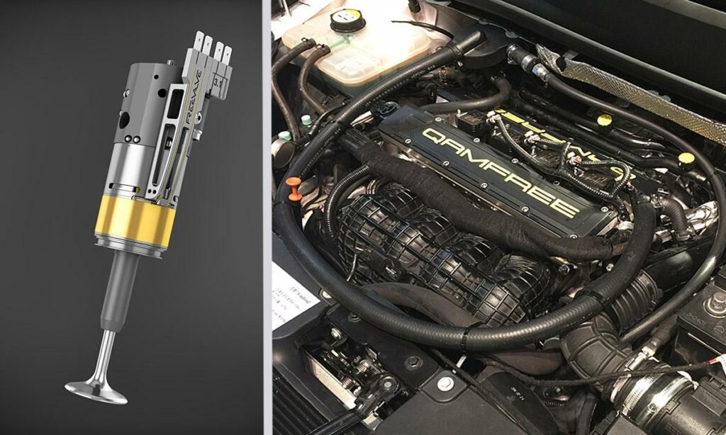 En bensinmotor med tändstift i. (AI text)