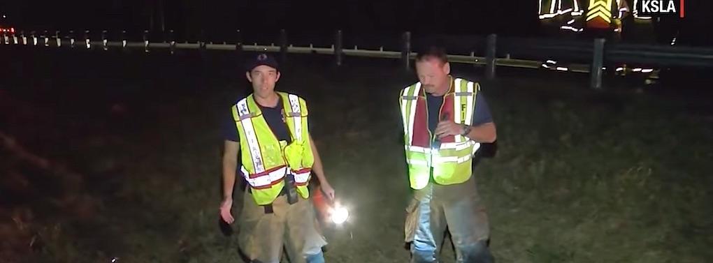 Räddningspersonalen letade efter en död baby, men fick uppleva ett mirakel.