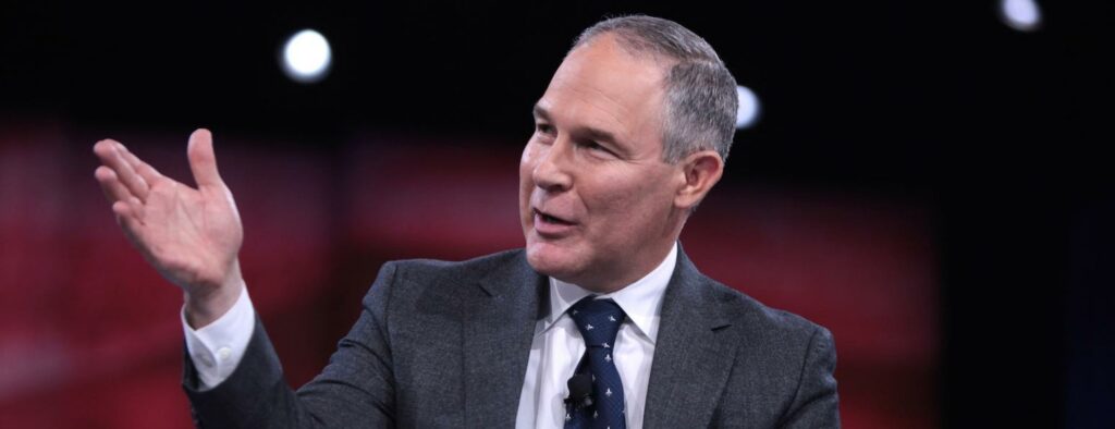Scott Pruitt är klimatskeptikern som kan bli chef för amerikanska EPA, med enormt inflytande över klimatfrågor. Foto: Gage Skidmore/Creative Commons/Flickr