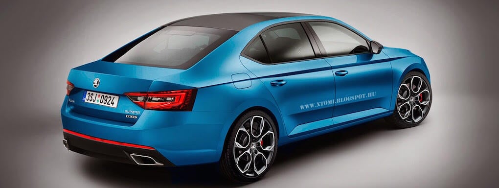 En Skoda Superb RS verkar allt mera avlägsen, däremot ska Skoda bygga Kodiaq RS. Illustration: X-Tomi Design.
