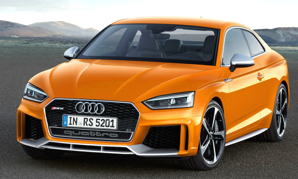 Audi RS5 Coupé är en ny konceptbil. (AI text)