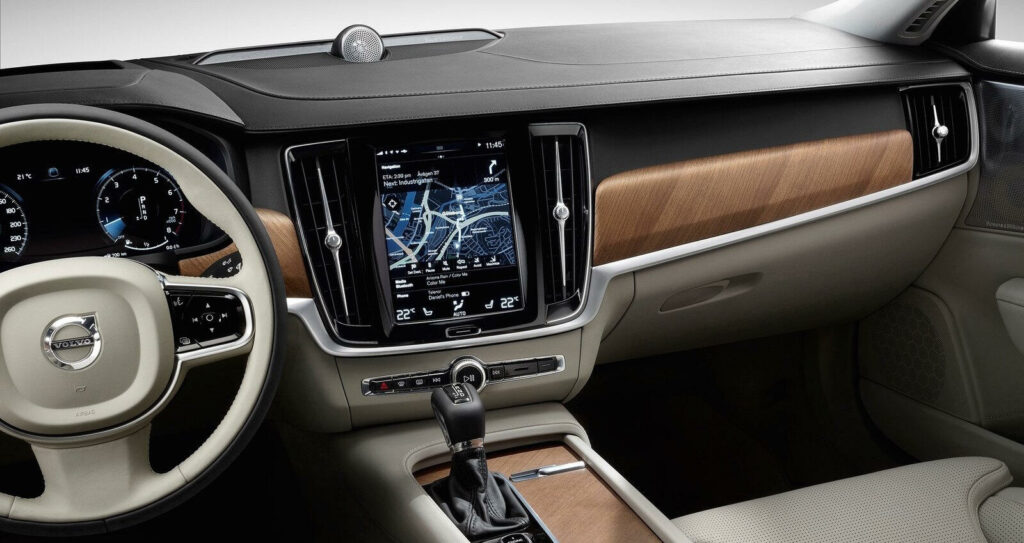 Volvo S60s innekonfiguration (AI text)