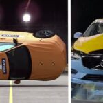 En bil testas i en krock. (AI text)