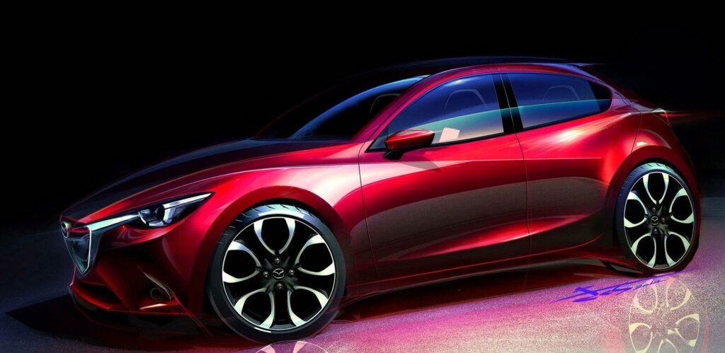 Den nya elbilen som är på gång hos Mazda hamnar i ungefär samma storleksklass som dagens Mazda 2 och elbilen Renault Zoe.