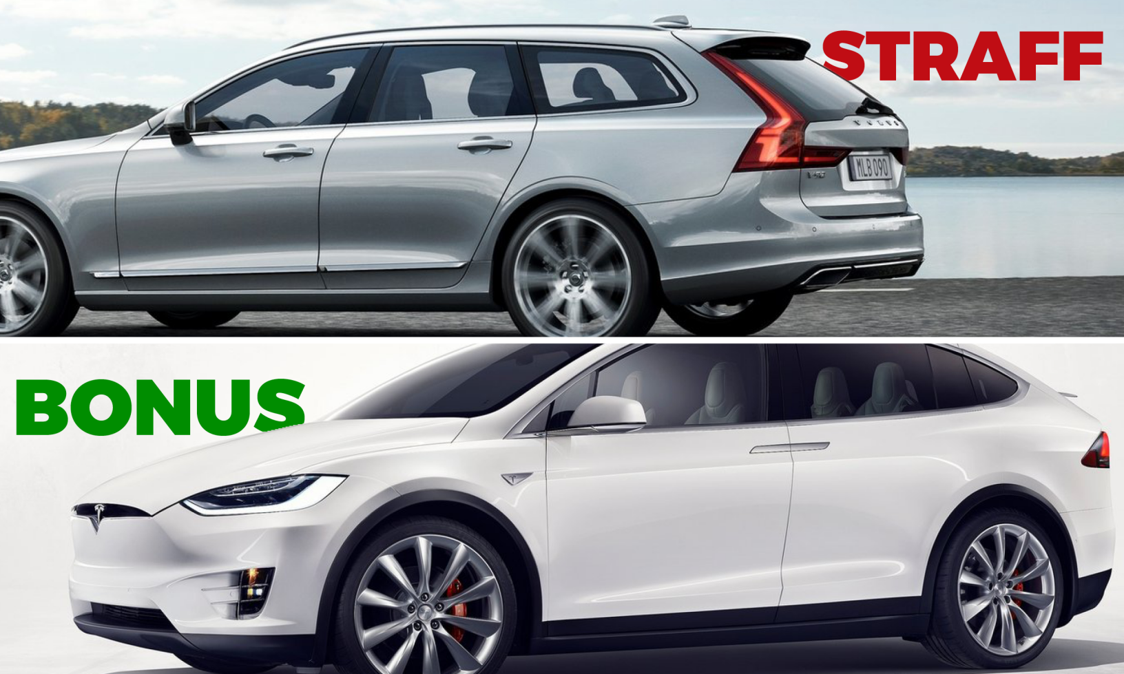 En Tesla XL och en jämförelse mellan två Tesla XL. (AI text)