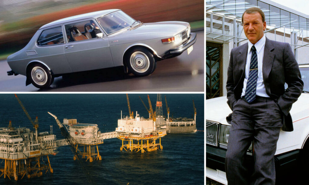 En sammanställning av bilder på bilar. (AI text)