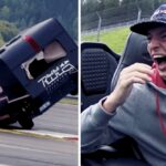 En man kör en bil och en annan man kör också en bil. (AI text)