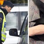 polis i polisbilen tillsammans med en annan polis i samma polisbil (AI text)