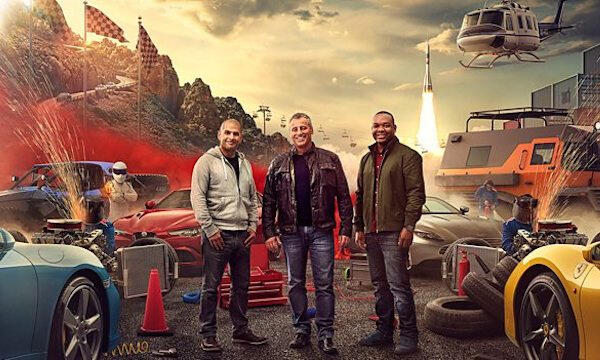 En affisch för filmen 'Snabba och spända' (AI text)