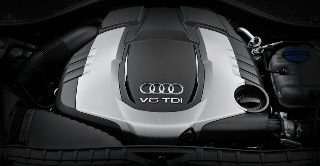 A6 från Audi, motorrummet (AI text)