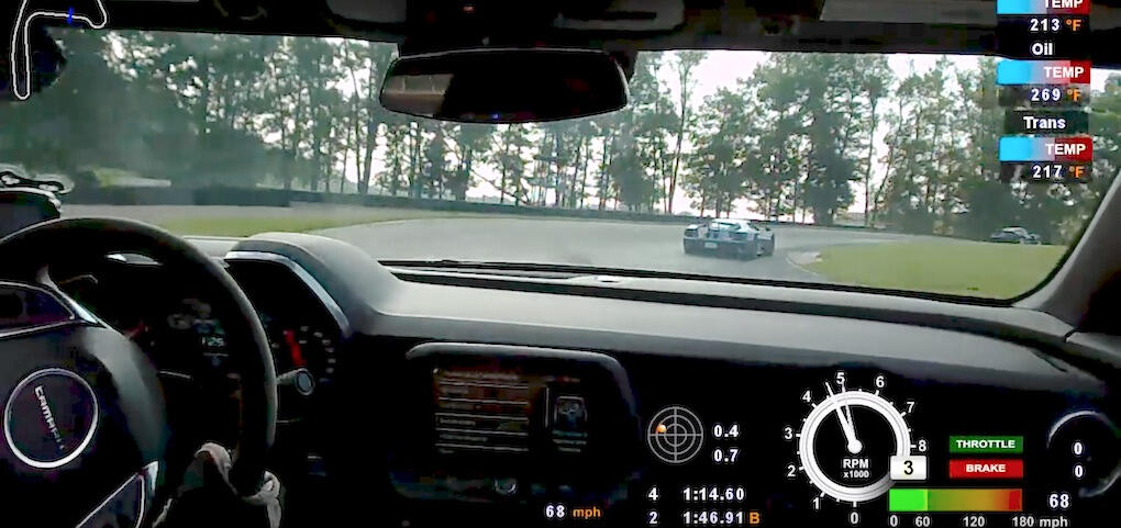 Duellen mellan Chevrolet Camaro ZL1 och Ford GT blir ... oväntad, skulle man nog säga.