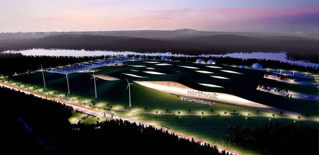 En illustration av det nya Shanghai internationella flygplatsen. (AI text)