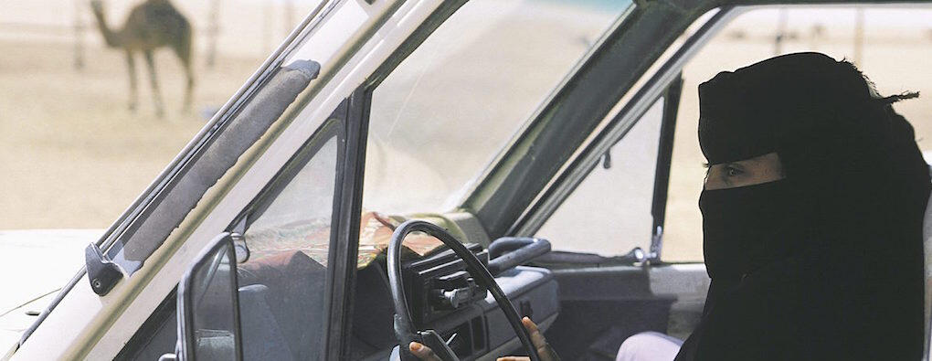 Många kvinnor har protesterat genom att köra bil ändå i Saudarabien, trots förbud. Foto: Dominique Berbain/Gamma-Rapho, Getty Images.