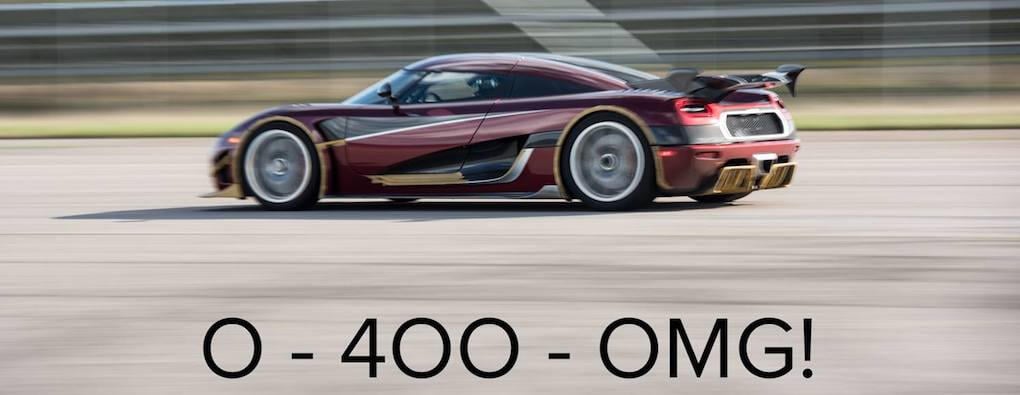 Det verkar som om Koenigsegg har något att berätta för Bugatti. Något tråkigt... för Chiron...