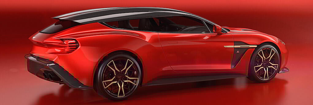 En röd sportbil med svart tak. (AI text)