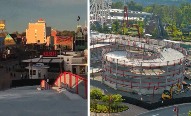 En bil står parkerad i en parkeringsplats. (AI text)