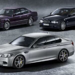 Fem generationer BMW M5, och i höstas kom den sjätte. Vilken är din favorit?