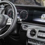 Inredningen har moderniserats till S-klass nivå på nya Mercedes G-Wagen.