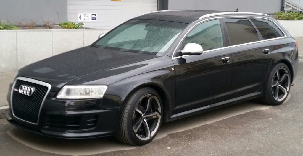 Audi RS 6 är en av modellerna en del bilrånare har riktat in sig på. Bilen på bilden har inget med artikeln att göra.