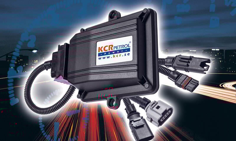 En bil med en KCDC-bilddatabas. (AI text)