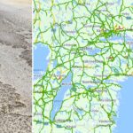 En karta över Storbritannien och en karta över Storbritannien (AI text)