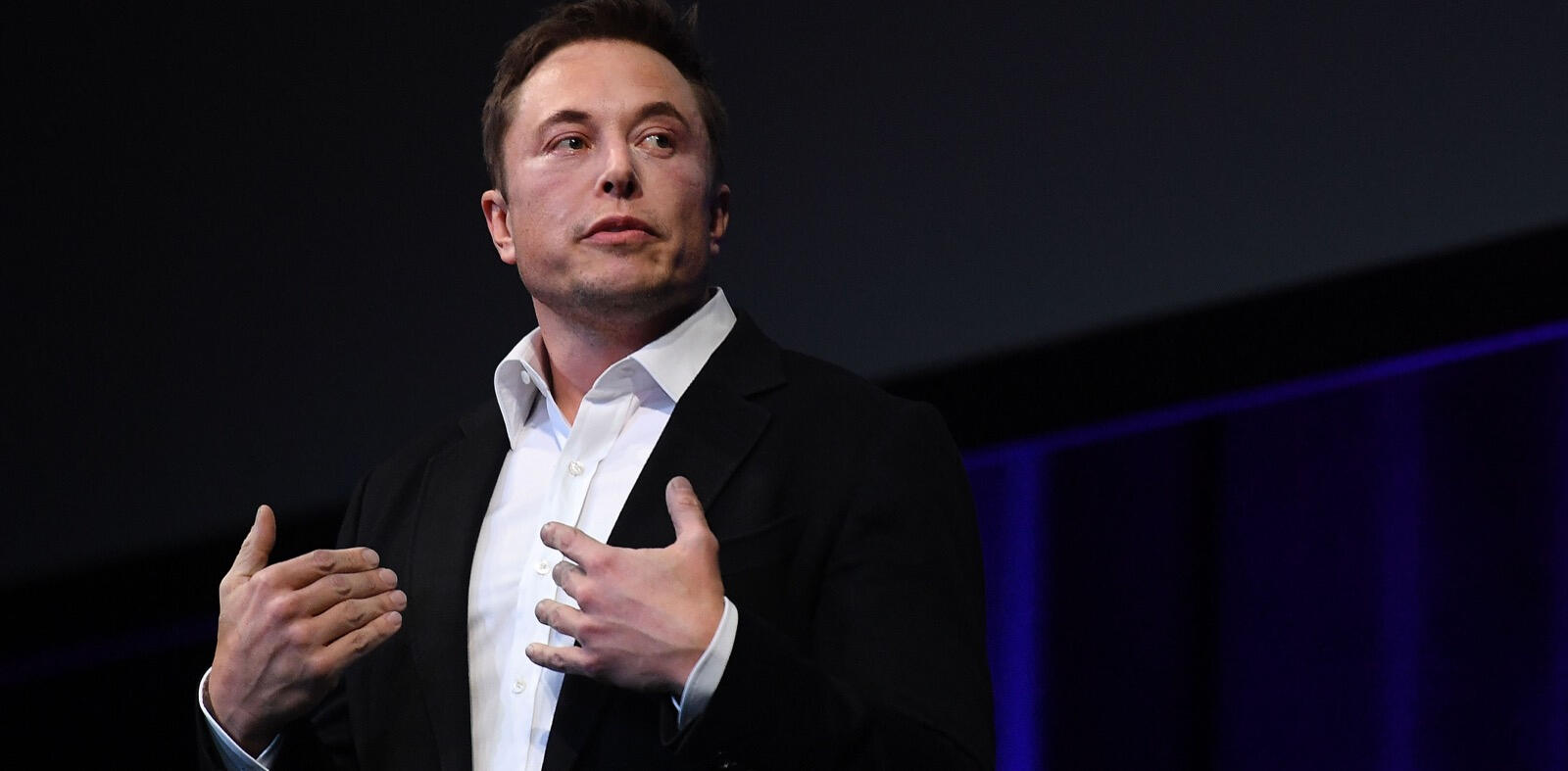 Elon Musk talade på Elon Musk Foundations event i San Francisco. (AI text)