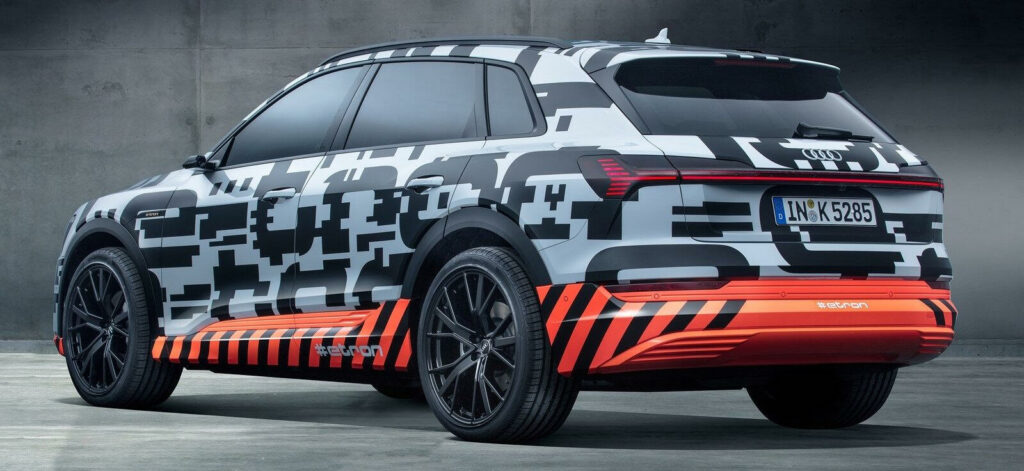 Audis elsuv e-tron blir inte lika kvick som konceptbilen.
