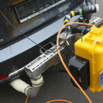 PEMS – Portable Emissions Measurement Systems – hängs på dragkroken och mäter avgasutsläpp under färd.